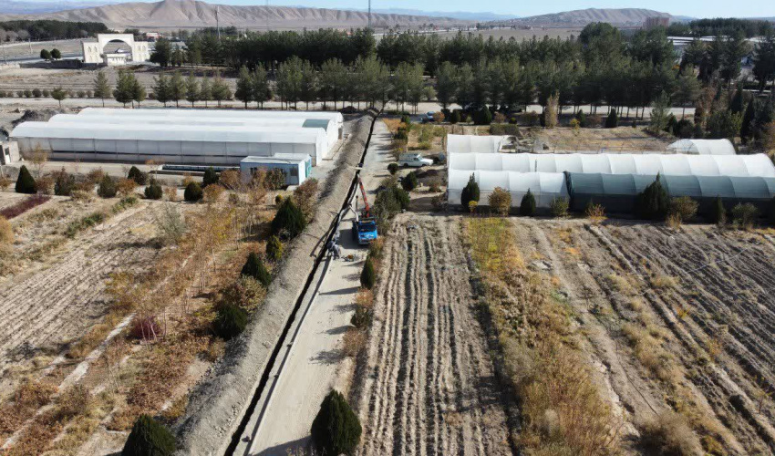 پروژه انتقال پساب و آبهای سطحی برای آبیاری فضای سبز دانشگاه بیرجند به ۵۰ درصد پیشرفت رسید